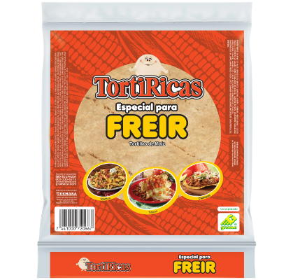 Tortilla Maiz p/ Freir Tortirricas paq 50 uni 685g