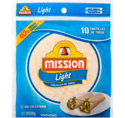 Tortillas Trigo mision light 250g