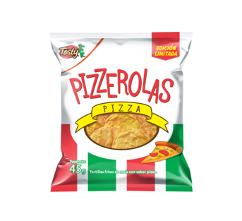 Tortillas de Maíz Pizzerolas, Tosty, Empaque 45g