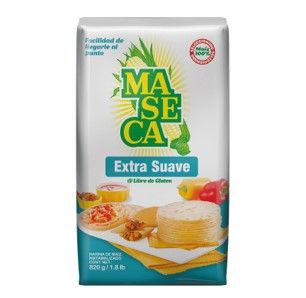 Harina de Maiz Extra suave Maseca 820g