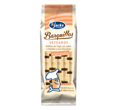 Barquillo veteados Jacks 85g