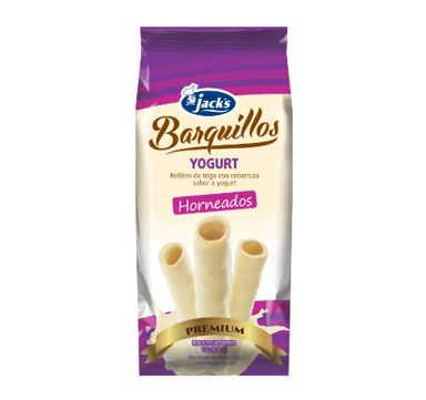 Barquillo Yogurt Marca Jacks 100g