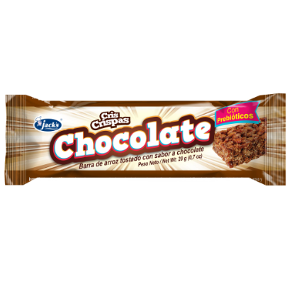 Barrita Crispas Chocolate Jacks 20g