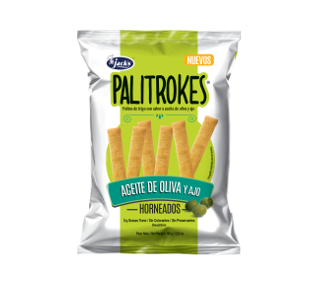 Palitos de Trigo Oliva y Ajo Palitrokes Jack´s 35g