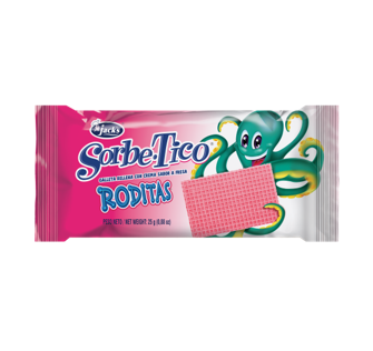 Sorbe-Tico Rodita Fresa 25g