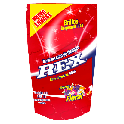 Cera rex cemosa roja 330 ml doy pack