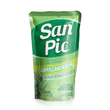 Abrillantador San Pic Aroma Herbal 445 mL