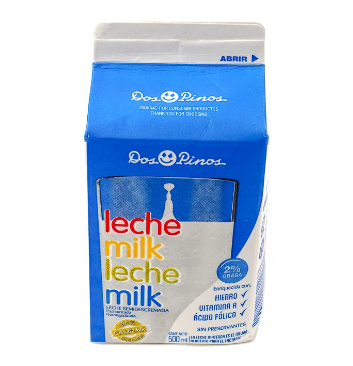 Leche estandar Homogenizada 1/2 litro