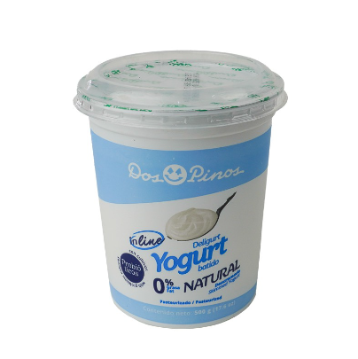 Deligurt in line batido natural, Marca Dos Pinos, Env. 500 g