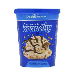 Helado Krunchy Dos Pinos 1/4 560g