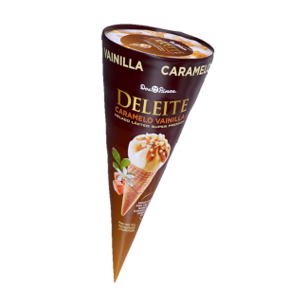 Cono deleite caramelo Dos Pinos 75g