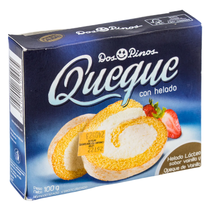 Helado Queque Helado Dos Pinos 100g