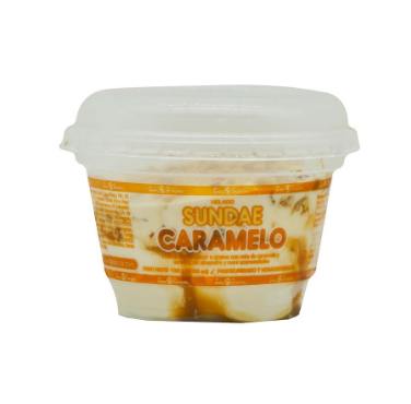 Helado Sundae de Caramelo