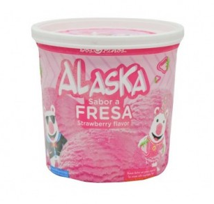 Helado Alaska 1/4G Fresa