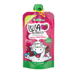 Refresco Lula sabor Fresa Frambuesa, Marca Dos Pinos 175ml