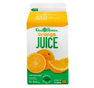 Jugo de Naranja 1/2 lit pp