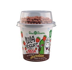 Yogurt Lula Fresa topping Arroz Chocolate DP 118g