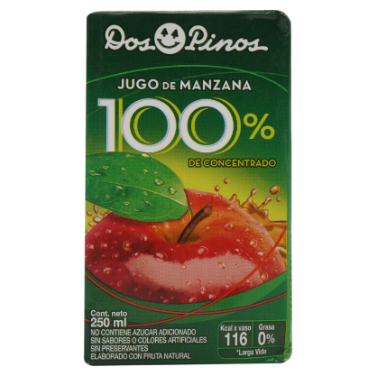 Jugo 100% Manzana 250ml TB Dos Pinos