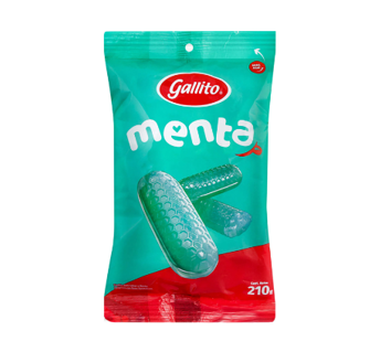 Confite de menta gallito pte210gr