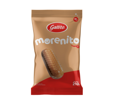 Confite Morenito Gallito bolsa 210gr 50uni