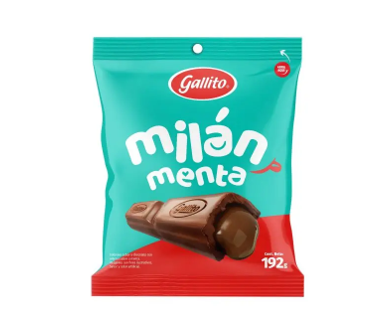 Chocolate Milan Menta Gallito 12und 192g