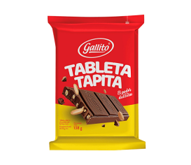 Tableta de leche Gallito empaque 138g 6 unidades 