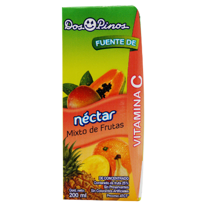 Nectar mixto de frutas Dos Pinos TB 250 mL