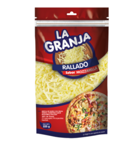 Queso Mozzarella Rallado La Granja 225 g