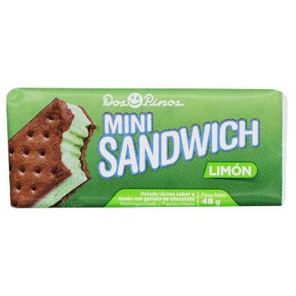 Helado Mini Sandwich Limón Dos Pinos 48g