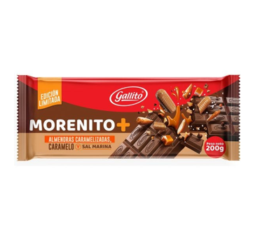 Chocolate en barra Morenito Gallito 200g