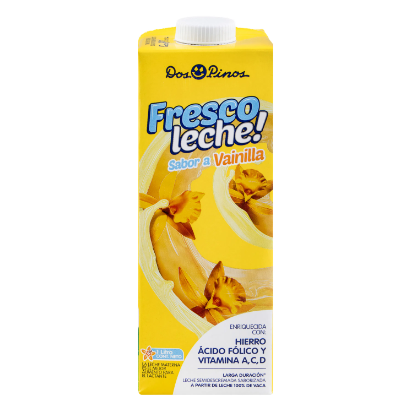 Frescoleche Vainilla, Marca Dos Pinos, TB Litro