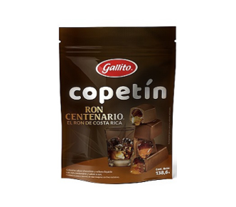 Chocolate Copetín Centenario Gallito bolsa 138g