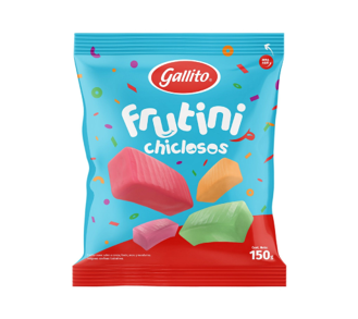 Confite Frutini Gallito Chicloso 150g