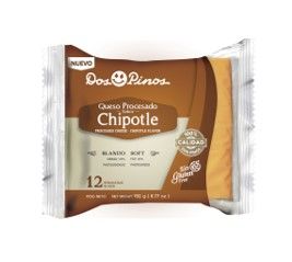 Queso Procesado sabor Chipotle Dos Pinos 12 r 192g