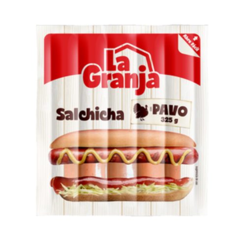 Salchicha con Pavo La Granja 325gr