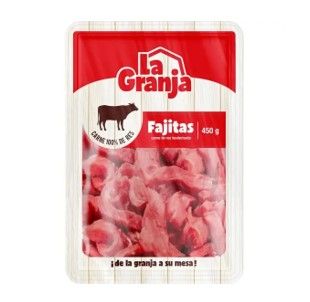 Fajitas de Res, La granja, 450g