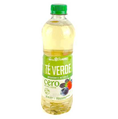 Bebida Te verde Antioxidante Dos Pinos bot cero 500 mL