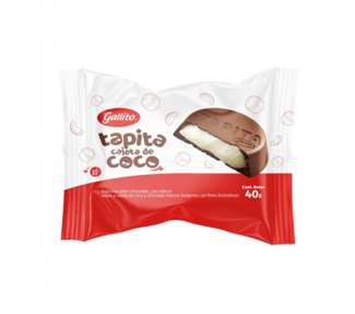 Chocolate Tapita Cajeta de Coco  Gallito 40g