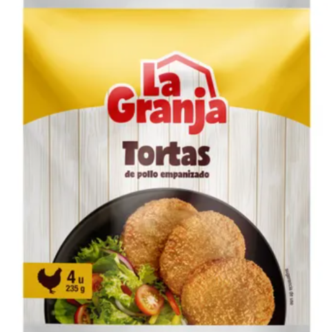 Torta de Pollo empanizada La Granja 235G