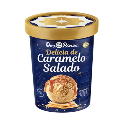Helado Delicia Caramelo salado Dos Pinos 540g
