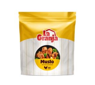 Muslo de pollo c/hueso tenderizado La Granja 600 g