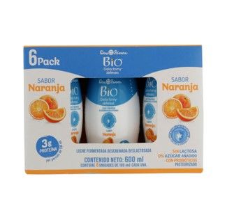 yogurt Bio naranja 6 pack