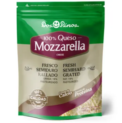 Queso Mozzarella Rallado, Dos Pinos, 227g