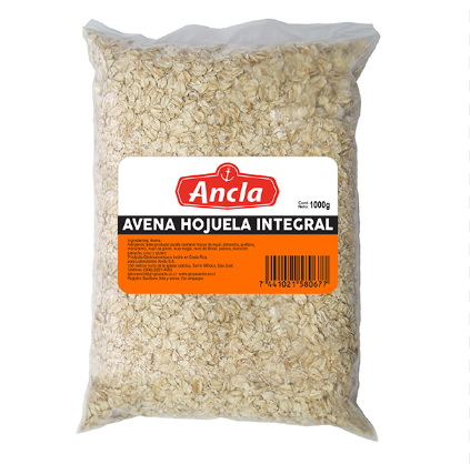 Avena en hojuelas Integral  Marca Ancla 1 kg