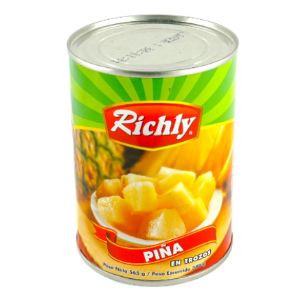Piña Richly Trozos 850g