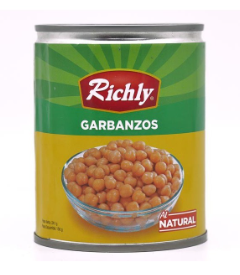 Garbanzos Richly Al Natural 241g