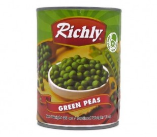 Petit pois, Marca Richly, Lata 576 g