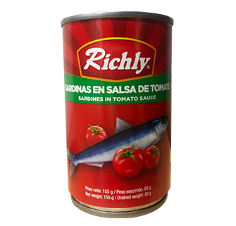 Sardina en Salsa de Tomate Picante Richly 155g 
