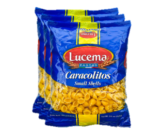 Pasta Caracolitos Oferta Lucema 3 Pack 250g