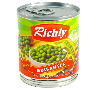 Petit pois richly 220g